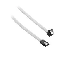 CableMod ModMesh Right Angle SATA 3 Cable 30cm – baltas