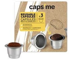 Caps Me CAPSME Nespresso reusable pods x3