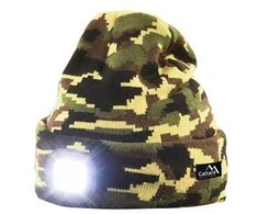 Kepurė su LED žibintuvėliu Cattara Army