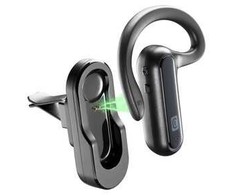 Cellular Line Ausinės Bluetooth ausinės Cellularline CAR FLAT w tym stacja ładująca automobiliui juoda