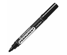 Centropen, marker 8510, juoda, 10vnt, 2.5mm, na bazie alkoholu, cena za 1 vnt