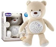 Chicco First Dreams Meškiukas su Projektorem smėlio spalva