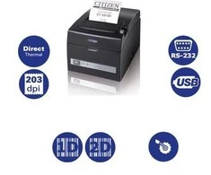 Citizen CT-S310-II Spausdintuvas SERIAL Juodas - SERIAL + USB