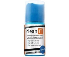 Clean It Švarus IT ekrano valymo tirpalas su ekrano šluoste dangtelyje, 200ml