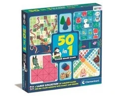 Clementoni klasikinis stalo žaidimų rinkinys 50in1