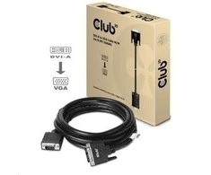 Club 3D DVI-A - D-Sub (VGA) kabelis 3m juodas (CAC-1243)