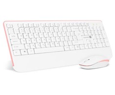 Klaviatūra CONNECT IT CKM-7801-CS Combo balta-rožinė.