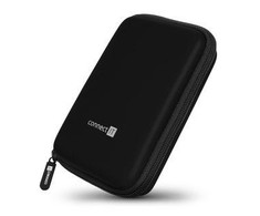 CONNECT IT HardShellProtect kieto korpuso apsauginis dėklas skirtas 2,5" HDD, juodas