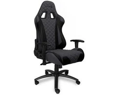 Connect IT Monaco Pro gaming chair pilkas and juodas