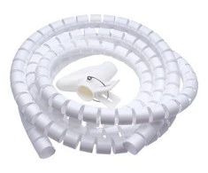 CONNECT IT kabelių valdymo vamzdelis WINDER, 2,5 m x 20 mm, baltas (kabelio tvarkyklė)