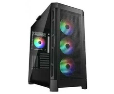 COUGAR DUOFACE PRO RGB kompiuterio korpusas, vidutinio dydžio bokštas, Juodas