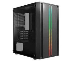 Crono CRONO dėklas PCC-200-3 Midi Tower, bezzdroje, juoda