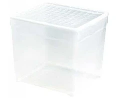 Daiktadėžė CURVER, 33 l, skaidri, 39,5×34×34,3 cm
