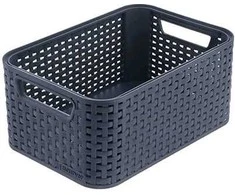 Daiktadėžė CURVER STYLE, 18 l, pilka, 38×28×17 cm
