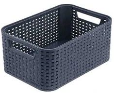 Daiktadėžė CURVER STYLE, 30 l, pilka, 43×32×23 cm