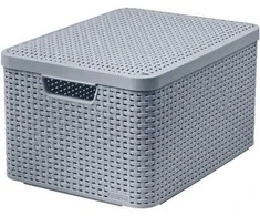 Daiktadėžė CURVER STYLE, 30 l, pilka, 44×33×24 cm