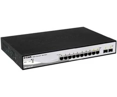 Šakotuvas D-LINK 10-Port Layer2 PoE Smart Managed Gigabit Switch dlink žalias 3.0 8x 10/100/1000Mbit/s TP RJ-45 PoE prievadas 802.3af/at