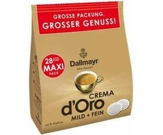 Dallmayr Crema d Oro Mild &amp; Fein Intensa pody Senseo 28 ks