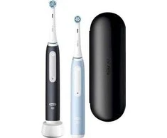 Braun iOG3d.2i6.2K Oral-B iO3 Elektrinis Dantų Šepetėlis Matt Juodas/Ice Mėlyna Duo Pack Edition