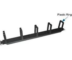 DATACOM 19" 1U montavimo skydelis 5x plastikinis laikiklis