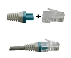 DATACOM Cuff for RJ45 plug mėlynas/baltas