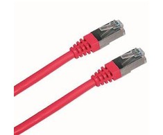 DATACOM PATCH CABLE FTP CAT5E 0,5m raudonai ekranuotas