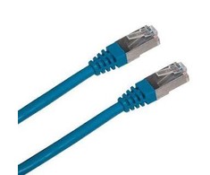 DATACOM DUOMENŲ RYŠIO KOMUTACINIS KABELIS FTP CAT5E 5m mėlynas ekranuotas