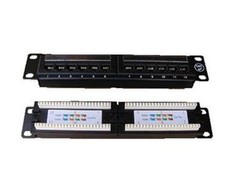 DATACOM PATCH PANEL 10" 12p. UTP cat.5e 1U