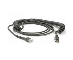 Datalogic kabelis, USB, A tipo, spiralinis,