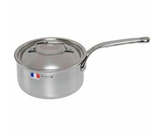 De Buyer Affinity Puodas Stainless Steel su dangteliu 18 cm