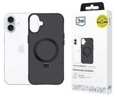 Dėklas 3Mk Protection 3mk Smoke Case Mag&amp;Stand for iPhone 17 - juodas