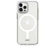 Dėklas Epico Hero cover for iPhone 12 / 12 Pro with MagSafe mounting support - transparent