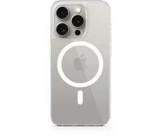 Dėklas EPICO Resolve Case Magnetic - MagSafe Compatible iPhone 15 Pro Max - transparent