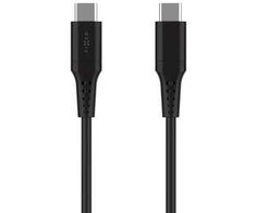 Kabelis USB Fixed USB-C - USB-C 0.3 m Juodas (FIXDLS-CC03-BK)