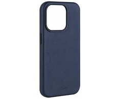 Dėklas Fixed FIKSUOTAS „MagLeather“ odinis galinis dangtelis su „MagSafe“ palaikymu, skirtas „Apple iPhone 15 Pro Max“, mėlynas