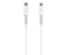 Kabelis USB Fixed USB-C - Lightning 1.2 m Baltas (FIXDLS2-CL12-WH)