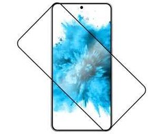 Fixed FIKSUOTAS, visiškai dengiantis grūdinto stiklo ekrano apsauginis stiklas, skirtas „Samsung Galaxy S25 Edge 5G“, juodas