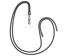 FIXED Neck Cable USB-C, 1.6m, PD 60W, juodas