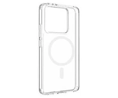 Dėklas Fixed FIKSUOTAS „MagPure“ galinis dangtelis su „Magsafe“ palaikymu, skirtas „Xiaomi 14T“, skaidrus