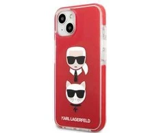 Telefono dėklas Karl Lagerfeld Karl&amp;Choupette Head iPhone 13/14/15, raudonas