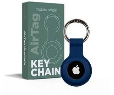 Dėklas Mobile Origin AirTag KeyChain, mėlynas