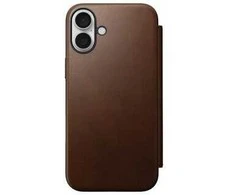 Nomad Modernus odinis dėklas, imbiero spalvos – „iPhone 16 Plus“
