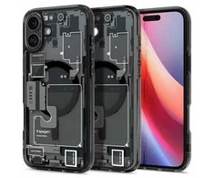 Spigen Ultra Hybrid MagSafe Zero One Apple iPhone 16 – dėklas telefonui pilkos spalvos