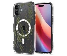 Dėklas Spigen Ultra Hybrid MagSafe, digital camo - iPhone 16