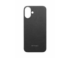 Dėklas Pitaka Ultra-Slim Case, Juodas/Pilkas Twill - iPhone 16 Plus