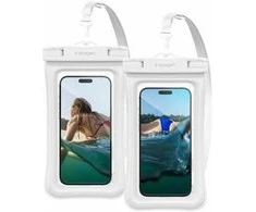 Spigen Vandeniui atsparus telefono dėklas "AquaShield" (2 vnt.), Spalva - Balta
