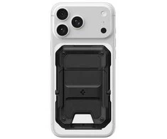 Dėklas Spigen Tough Armor Pro Wallet MagSafe 5 Card, juodas