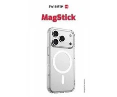 „Swissten Clear Jelly Magstick“ dėklas, skirtas „Apple iPhone 17 Pro“ – permatomas