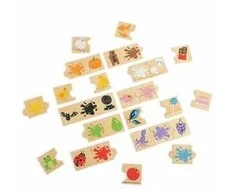 Big Jigs Bigjigs medinės dėlionės Spalvos (30 el.)
