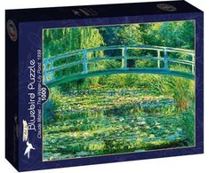 Dėlionė Blue Mauritius Gold Bluebird Puzzle Mėlynojo paukščio galvosūkis 1000 tvenkinys su vandens lelijomis Claude Monet